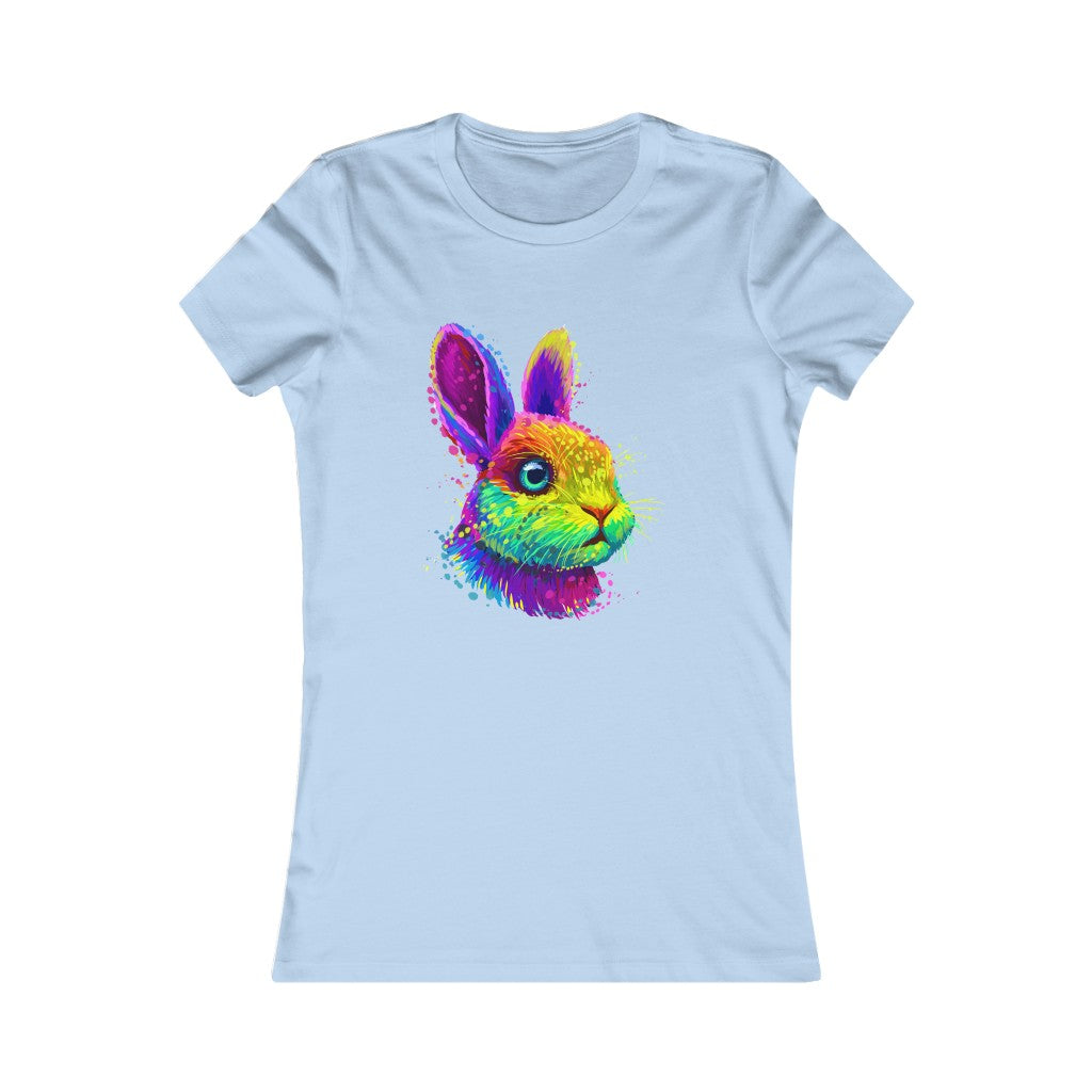 Women's Favorite Tee "Abstract colorful little rabbit"