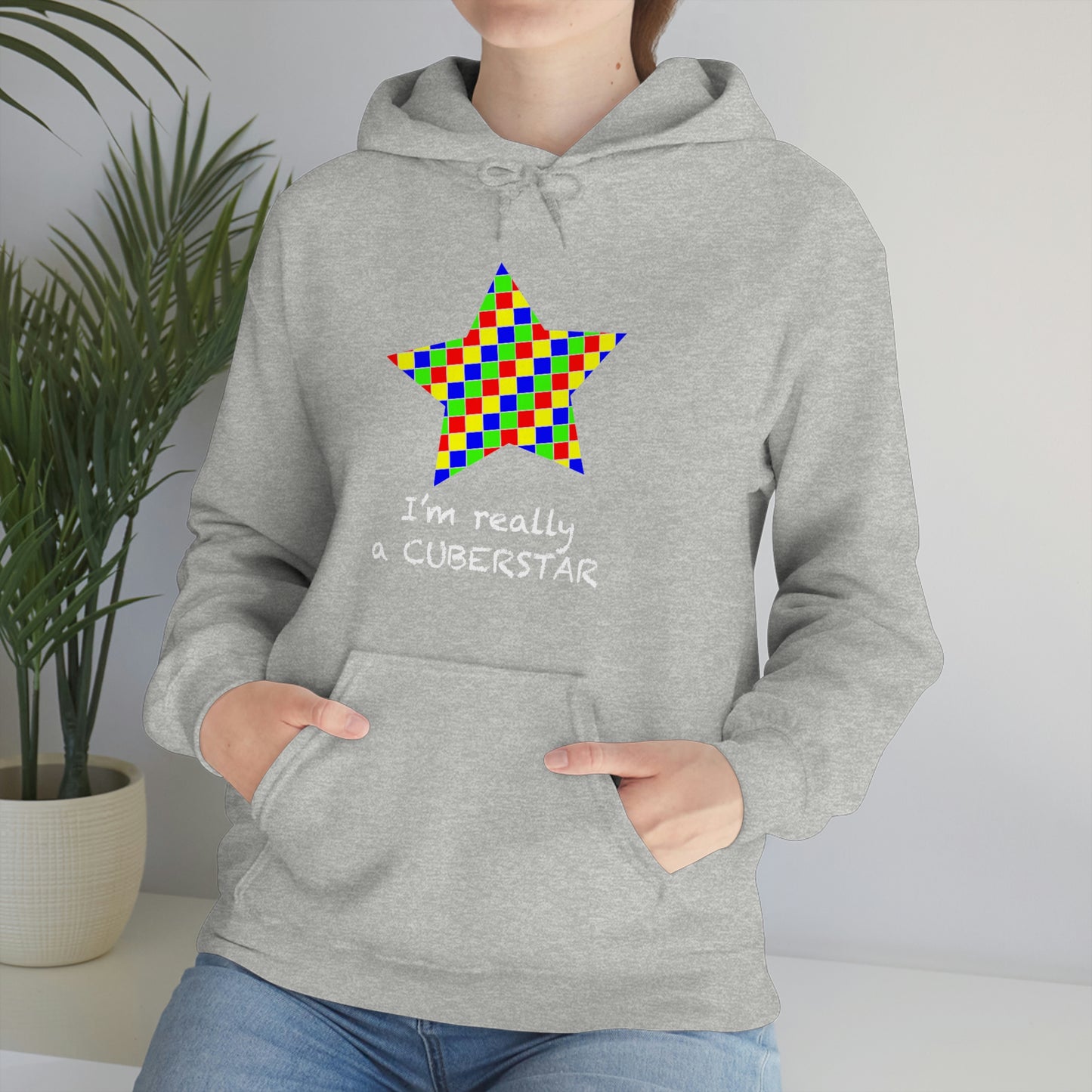 Unisex Heavy Blend™ Hooded Sweatshirt "I'm really a cuberstar"