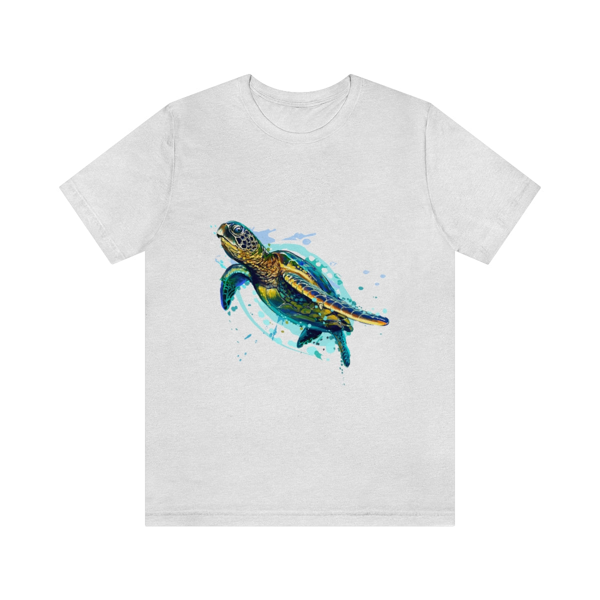 Unisex Jersey Short Sleeve Tee "Sea colorful turtle"
