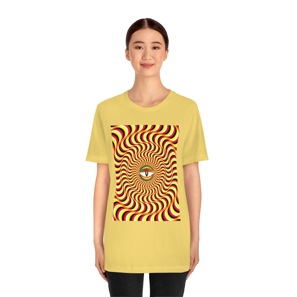 Unisex Jersey Short Sleeve Tee "Optical illusion Snake Eye"