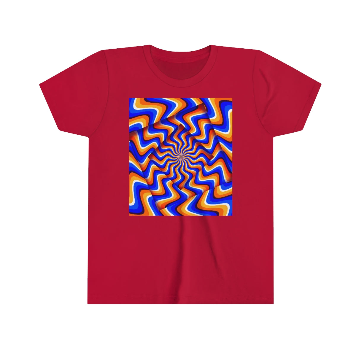Youth Short Sleeve Tee "Optical illusion Abstract turned frames"