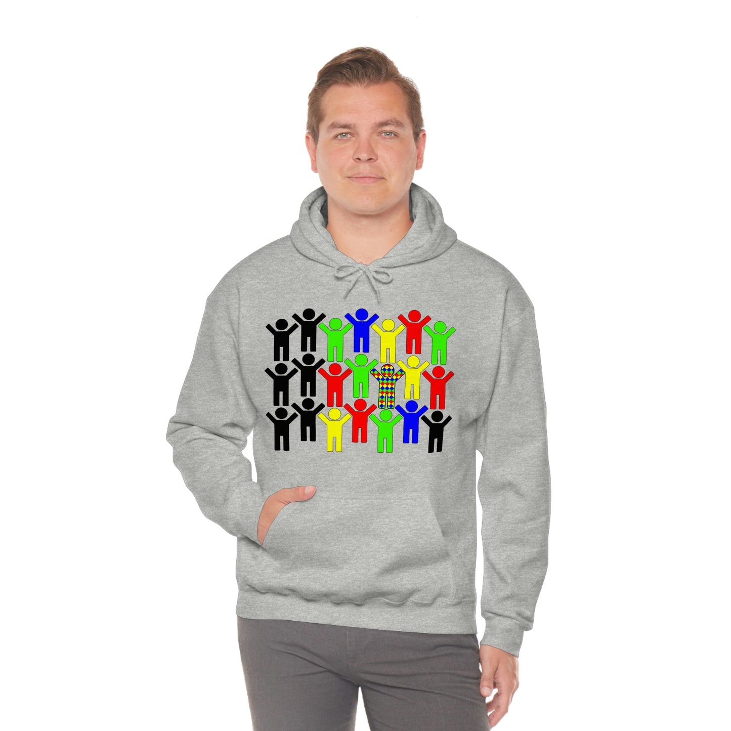 Unisex Heavy Blend™ Hooded Sweatshirt "Change the world by changing yourself"