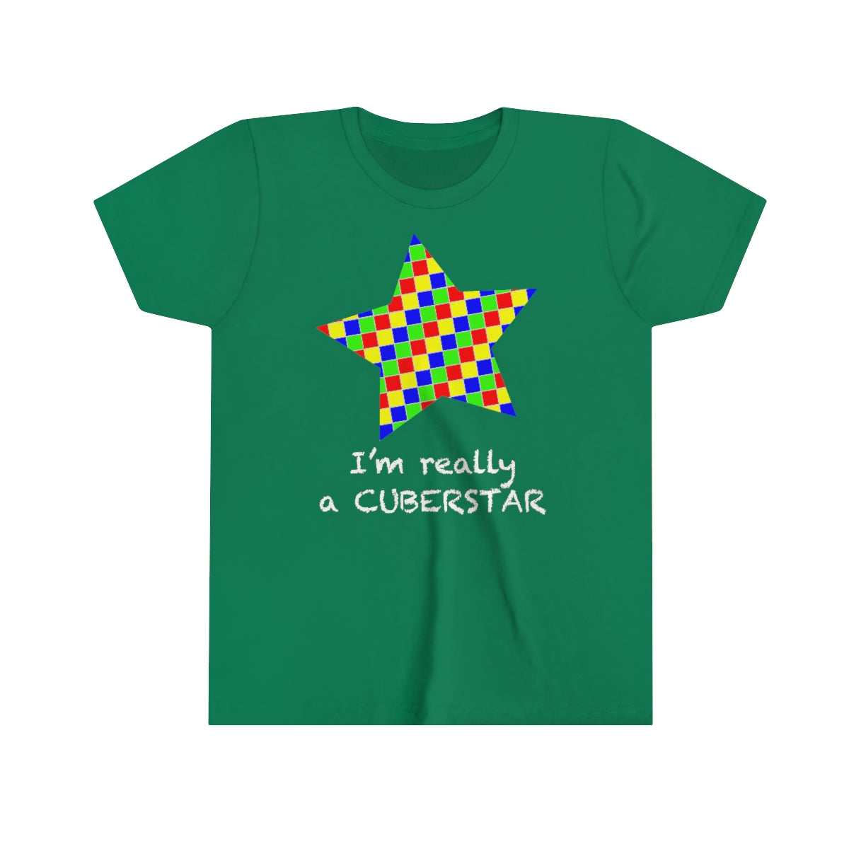 Youth Short Sleeve Tee "I'm really a cuberstar"