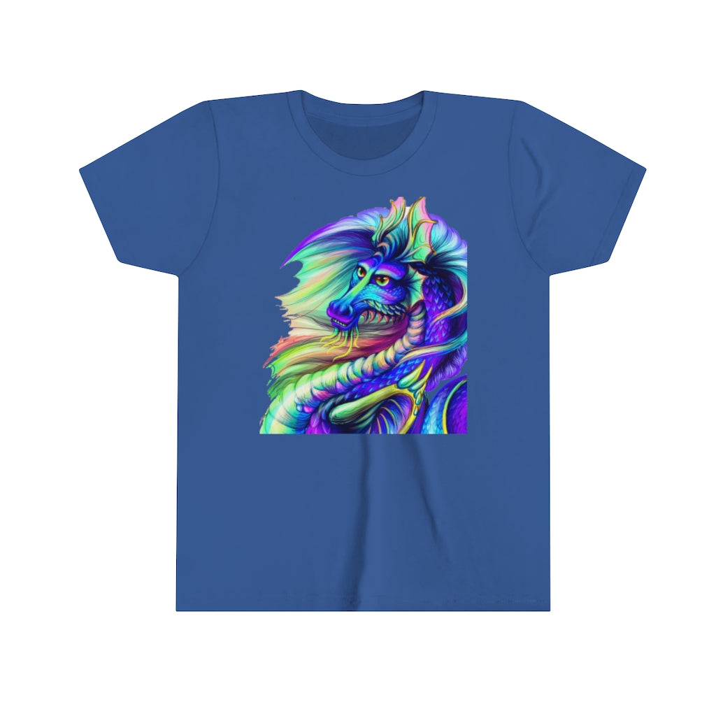 Youth Short Sleeve Tee "Multi-colored dragon"
