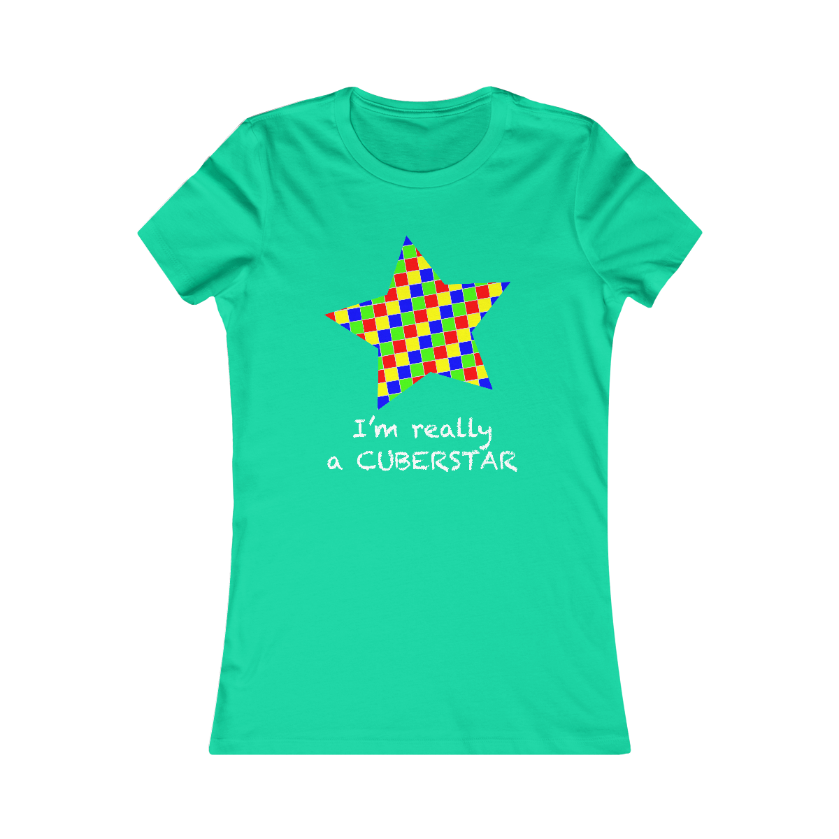 Women's Favorite Tee "I'm really a cuberstar"