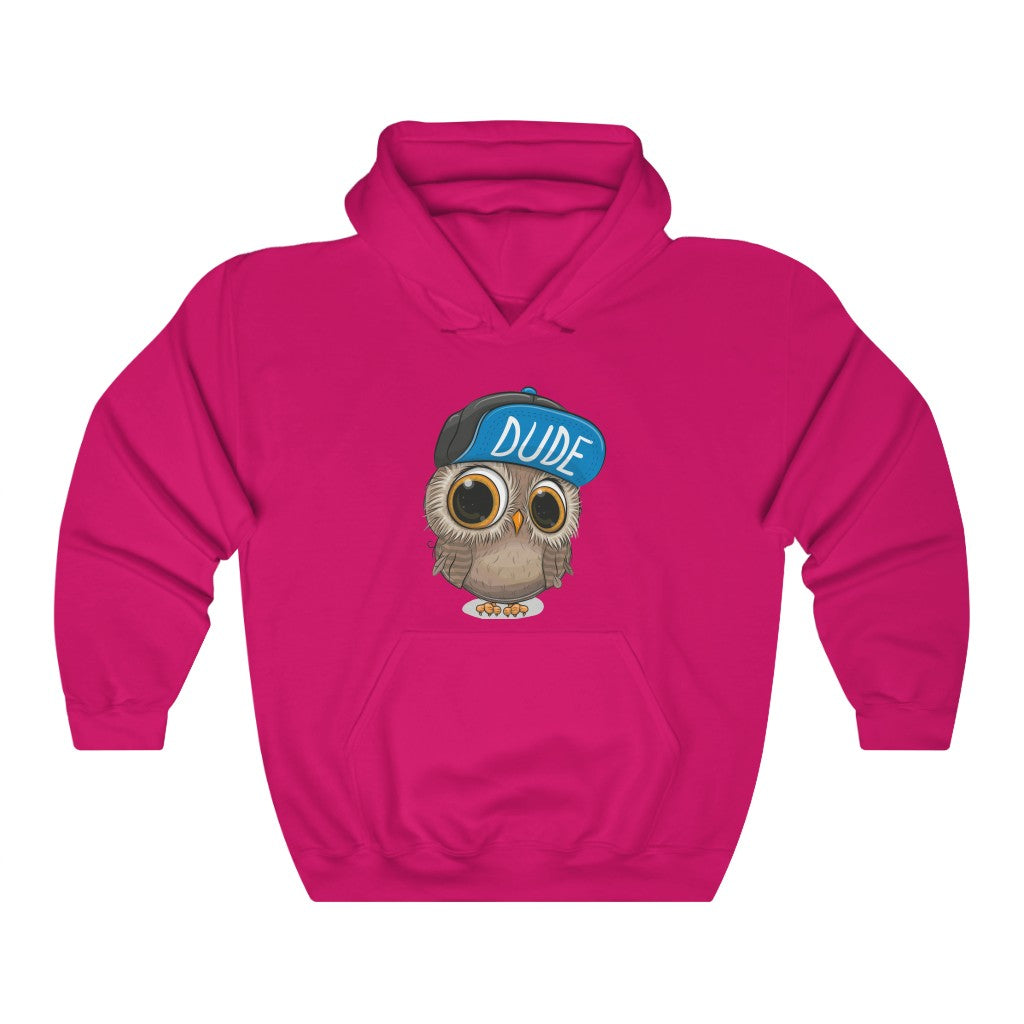 Unisex Heavy Blend™ Hooded Sweatshirt "Cute Cartoon Owl in a cap"