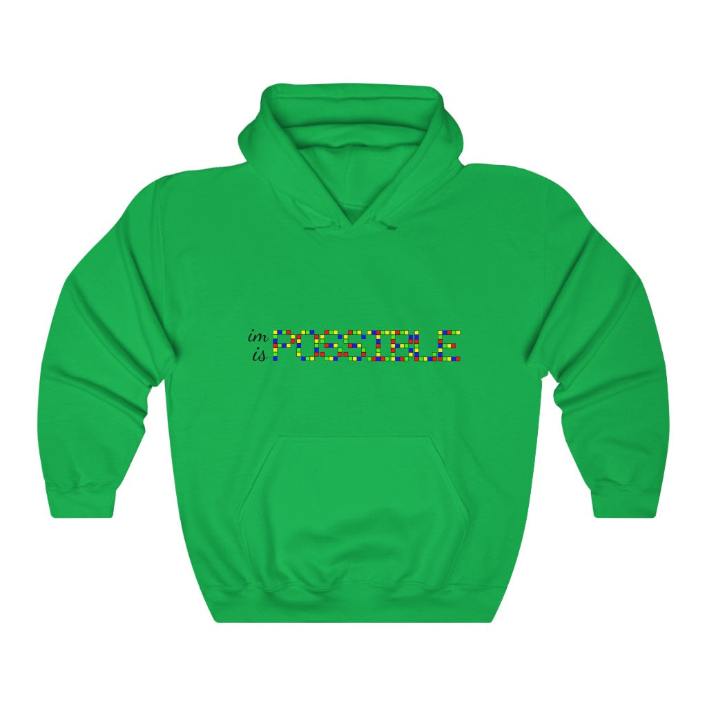 Unisex Heavy Blend™ Hooded Sweatshirt 'Impossible is possible'