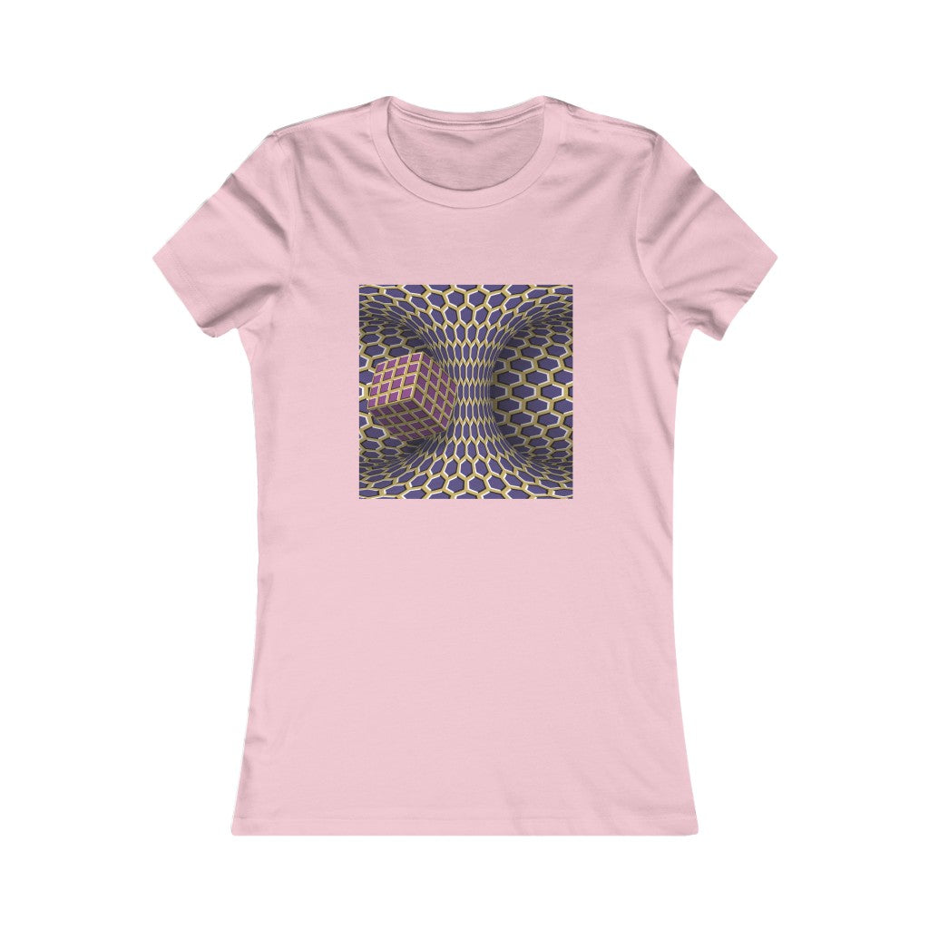 Women's Favorite Tee "Optical illusion Cube"