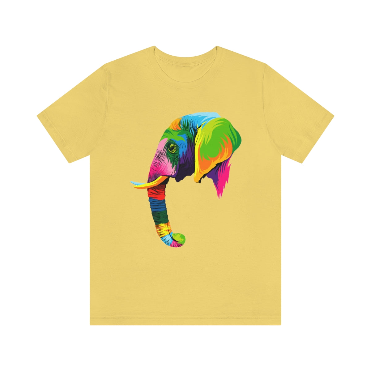 Unisex Jersey Short Sleeve Tee "Abstract colorful elephant"