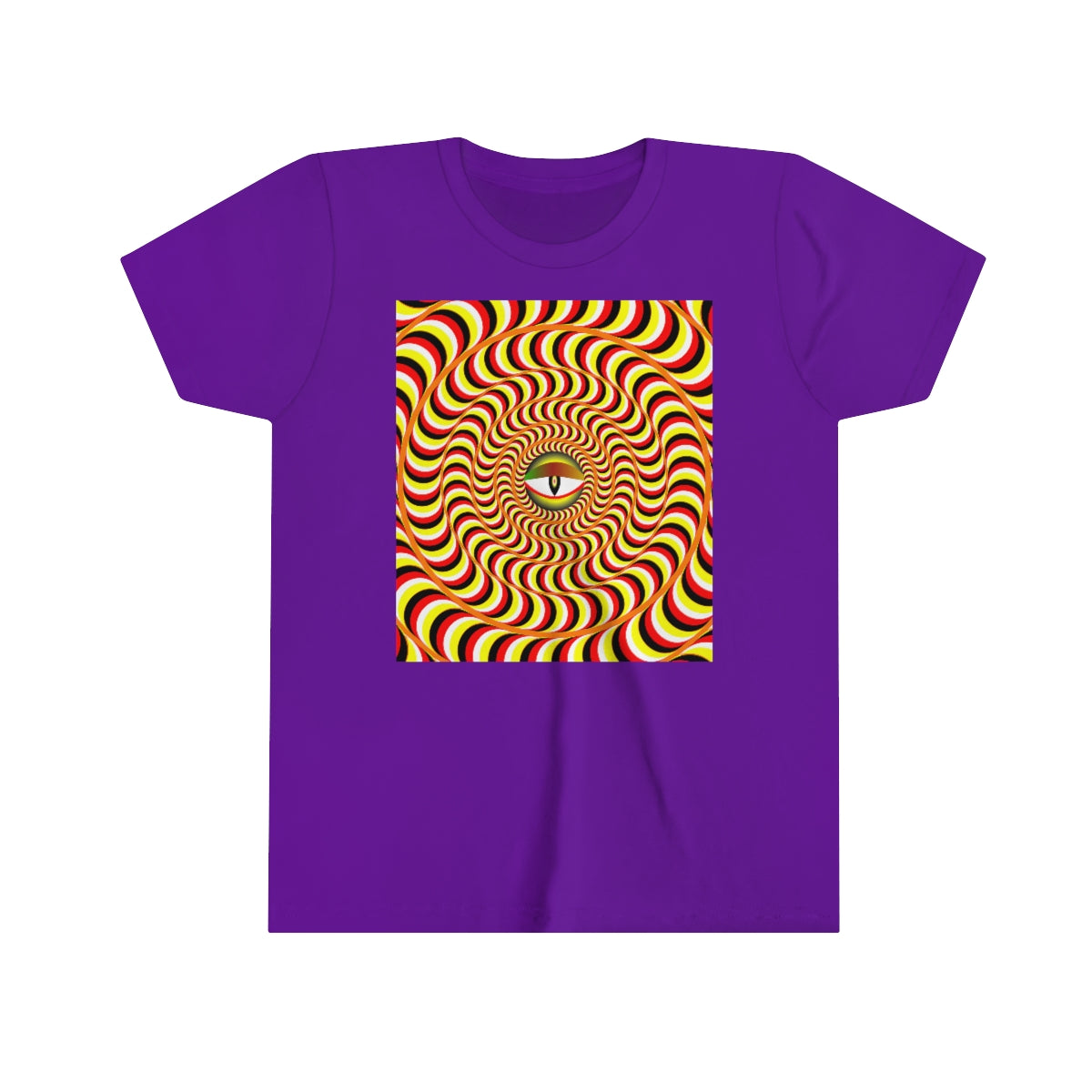 Youth Short Sleeve Tee "Optical illusion Snake Eye"