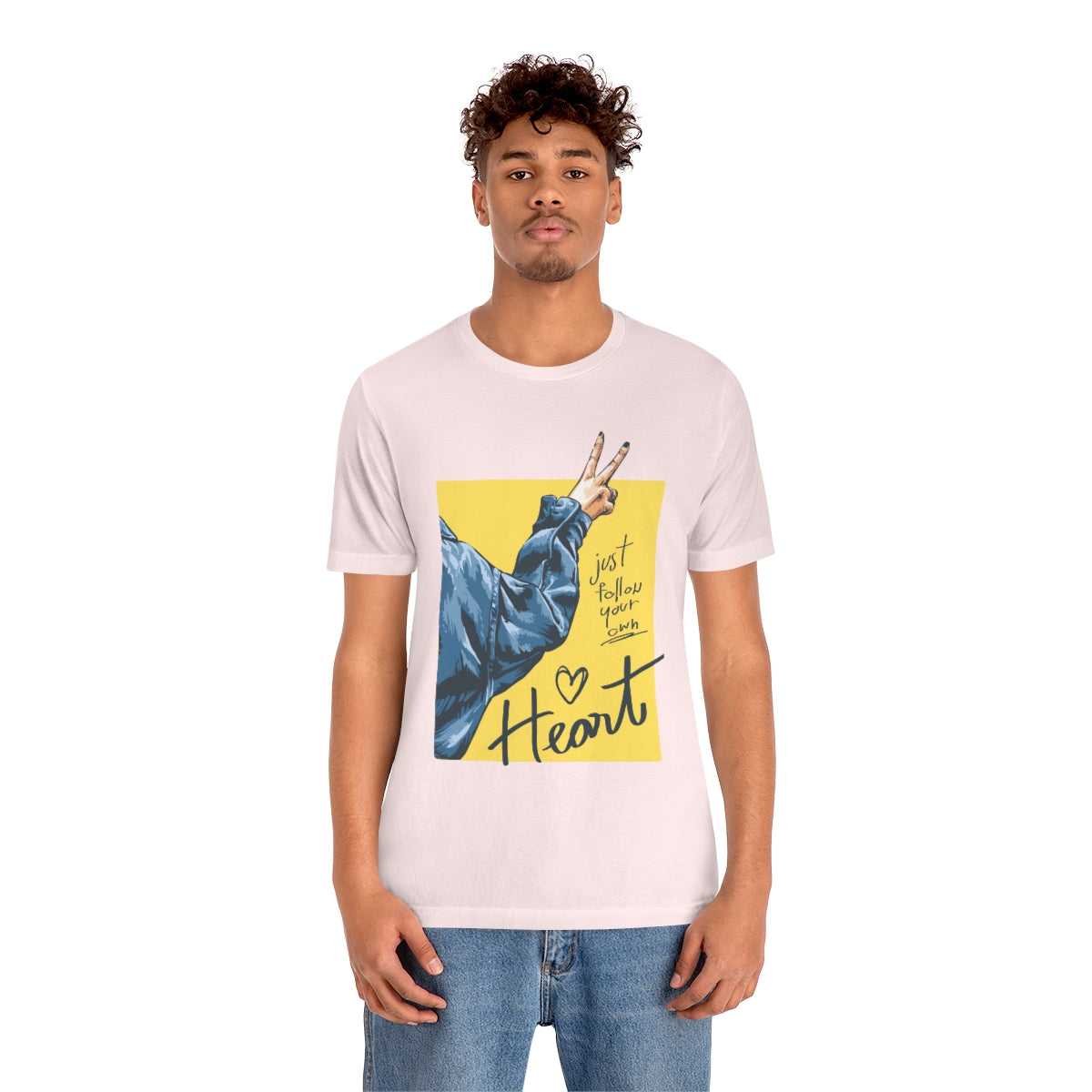 Unisex Jersey Short Sleeve Tee "Follow your heart"