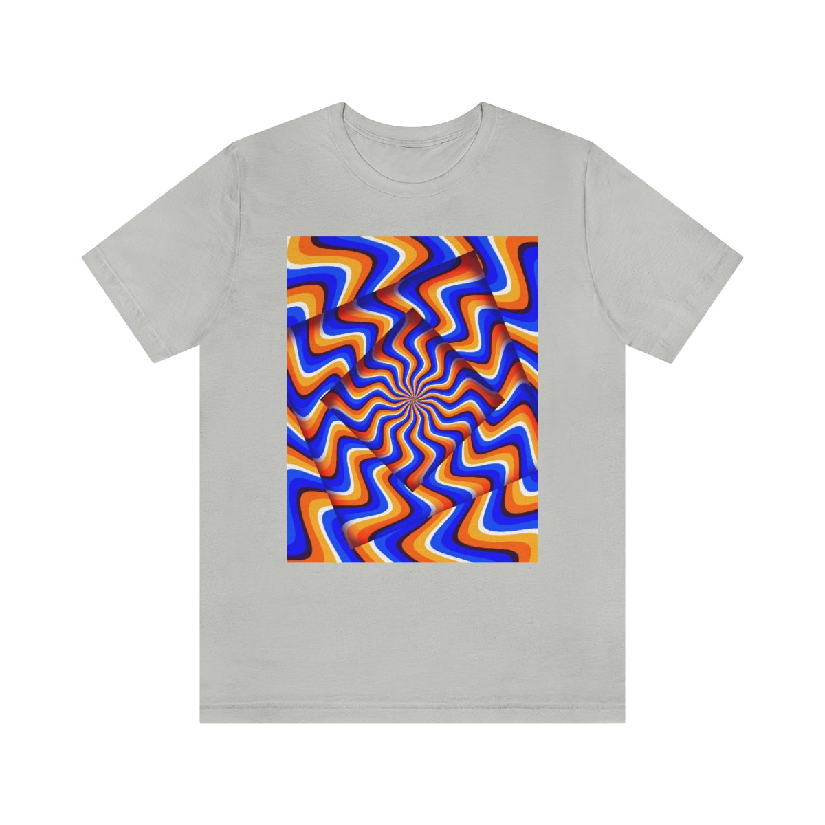 Unisex Jersey Short Sleeve Tee "Optical illusion Abstract turned frames"