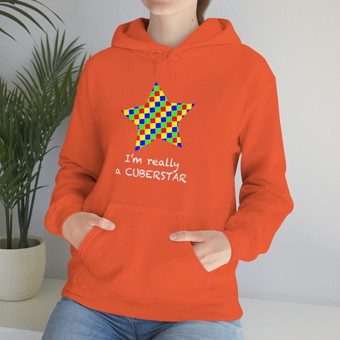 Unisex Heavy Blend™ Hooded Sweatshirt "I'm really a cuberstar"