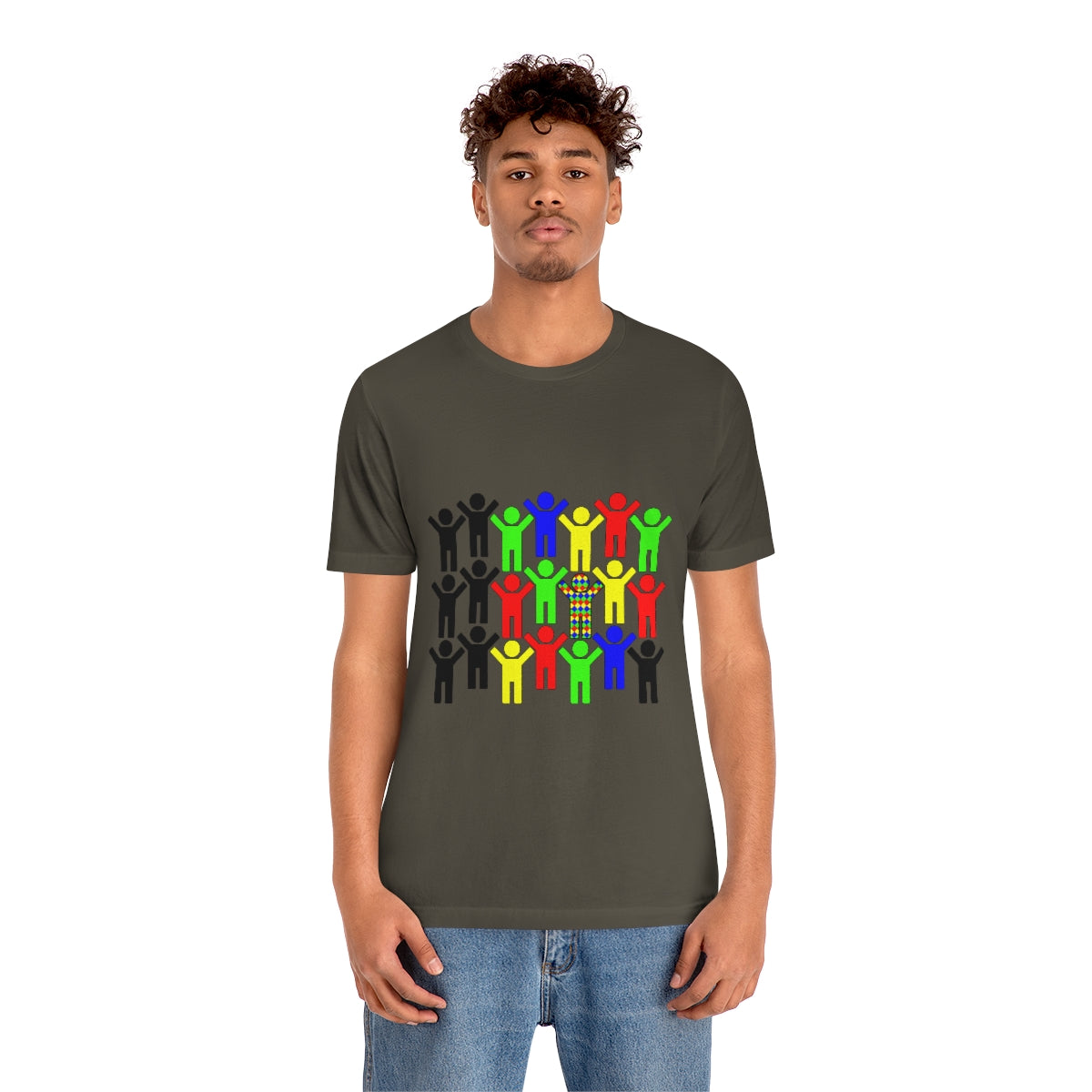 Unisex Jersey Short Sleeve Tee "Change the World by changing yourself"