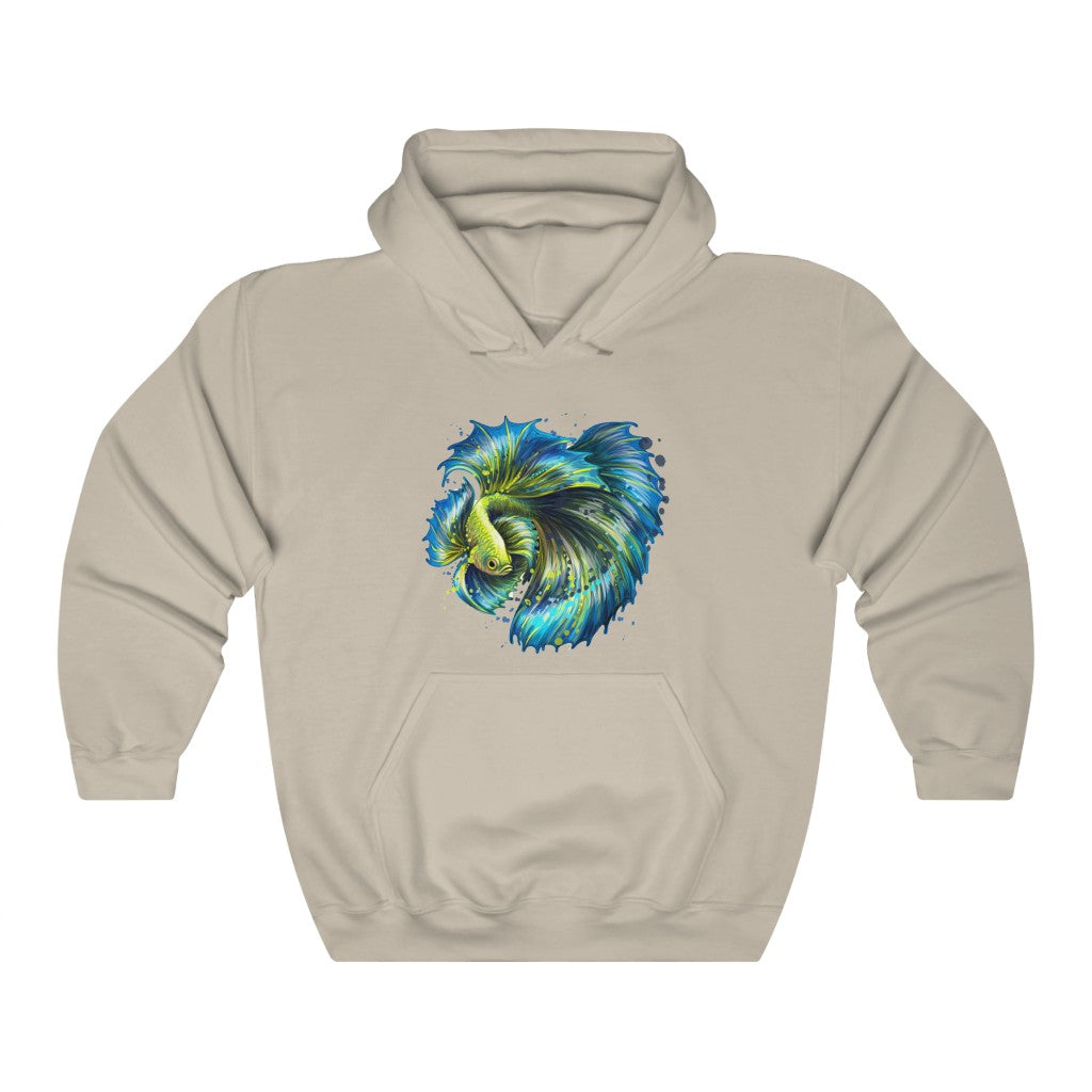 Unisex Heavy Blend™ Hooded Sweatshirt "Colorful tropical fish"