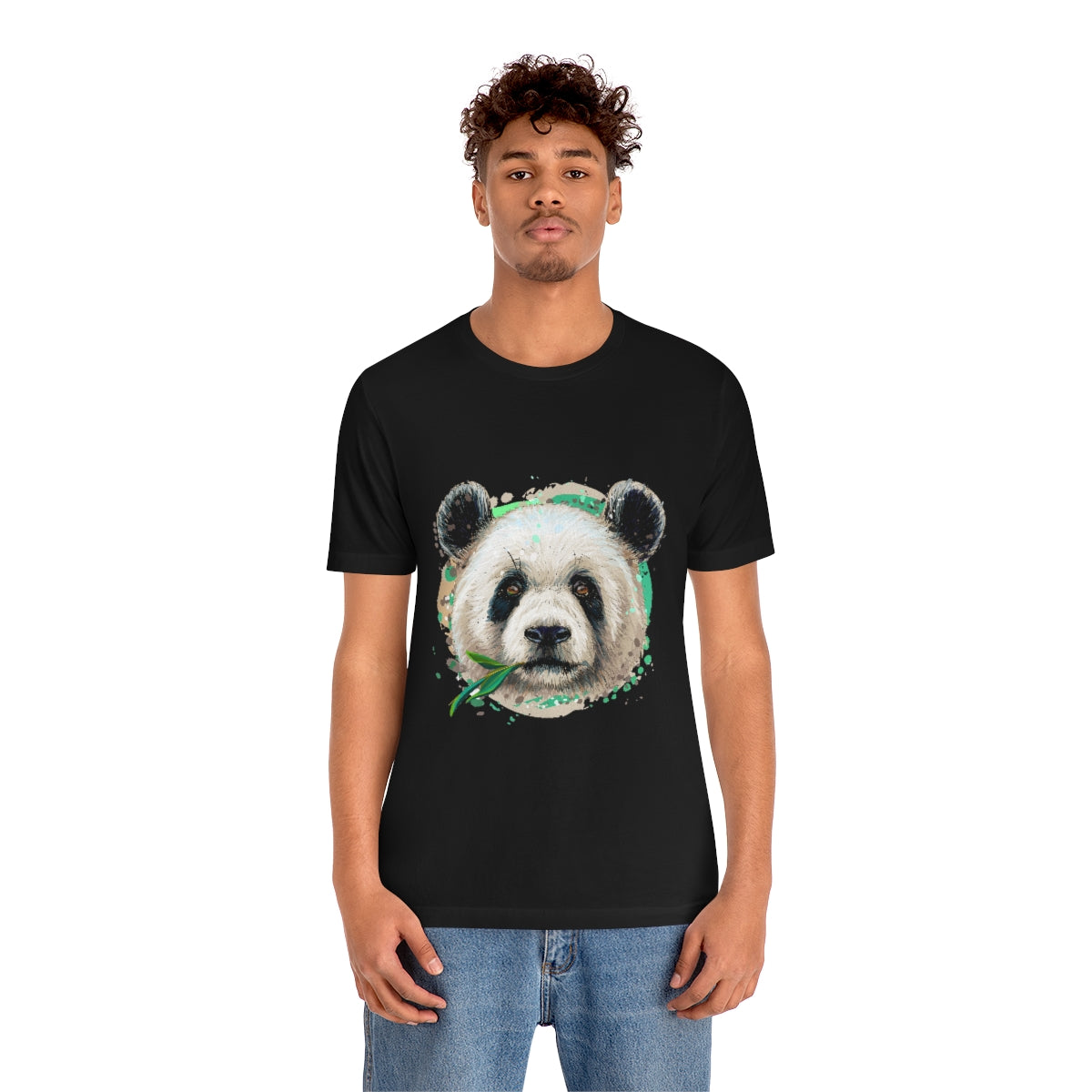 Unisex Jersey Short Sleeve Tee "Colorful panda"