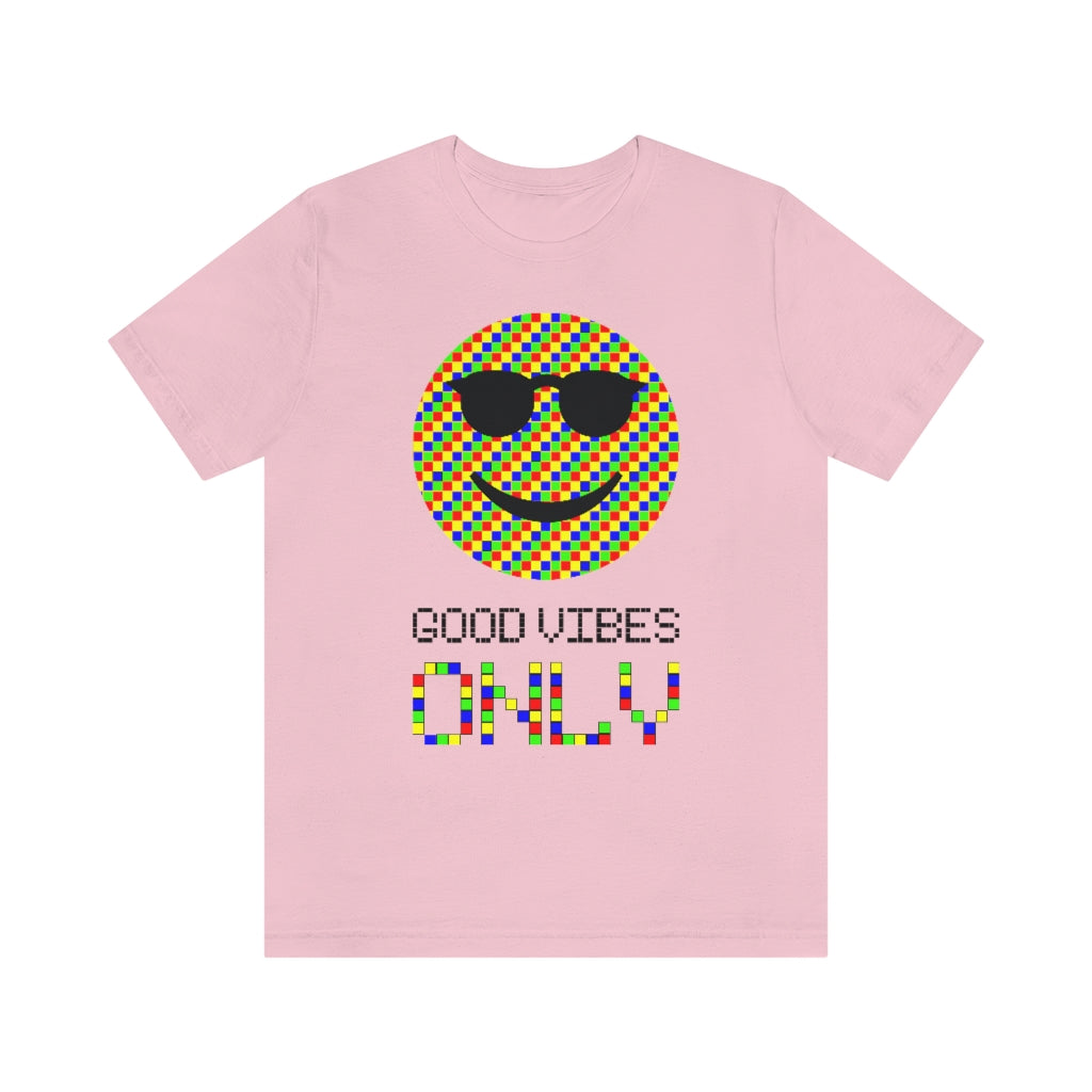 Unisex Jersey Short Sleeve Tee "Good vibes only"