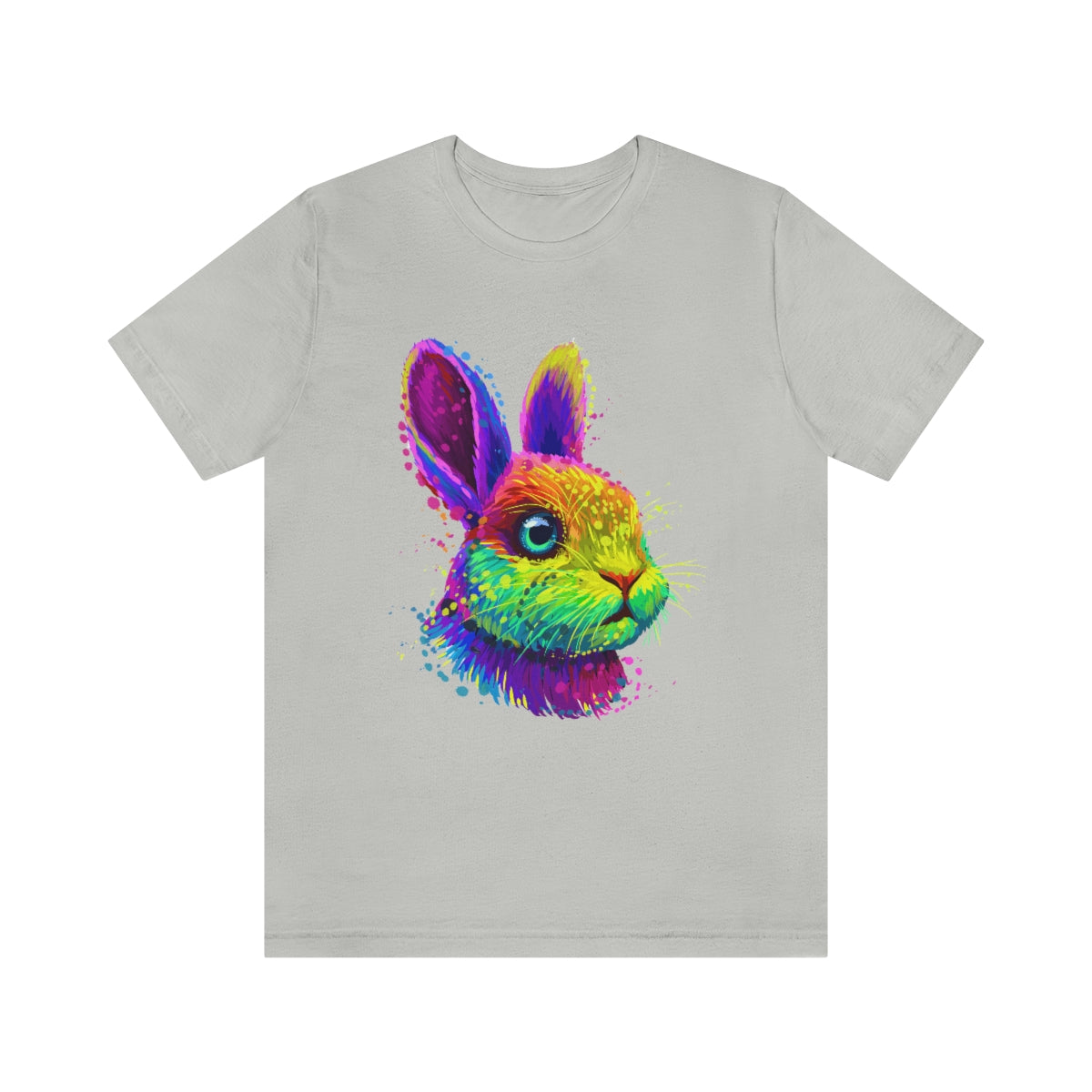Unisex Jersey Short Sleeve Tee "Abstract colorful little rabbit"