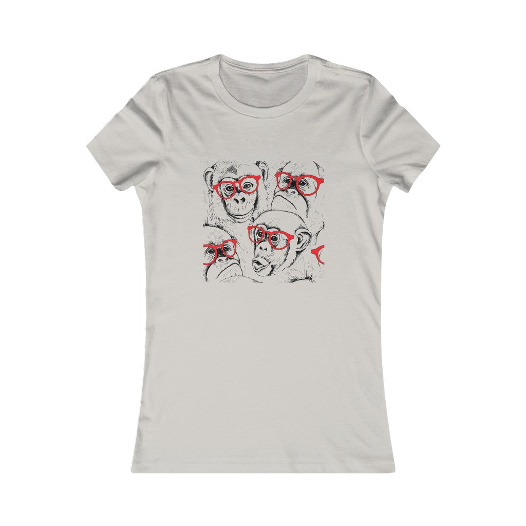 Women's Favorite Tee "Funny Monkeys"