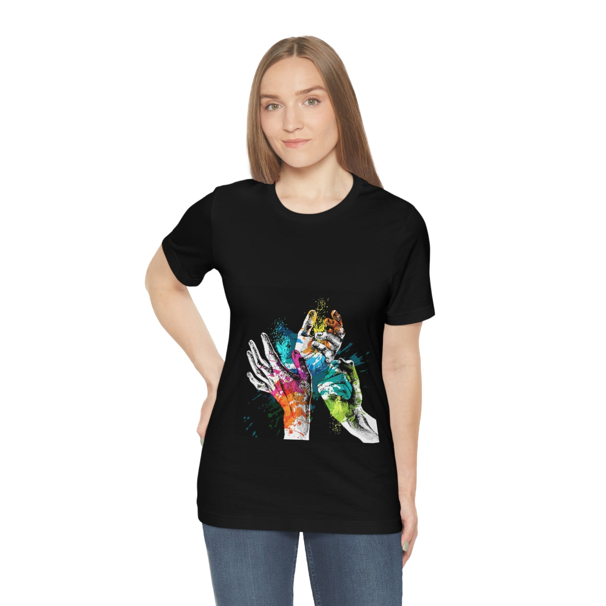 Unisex Jersey Short Sleeve Tee "Hands"