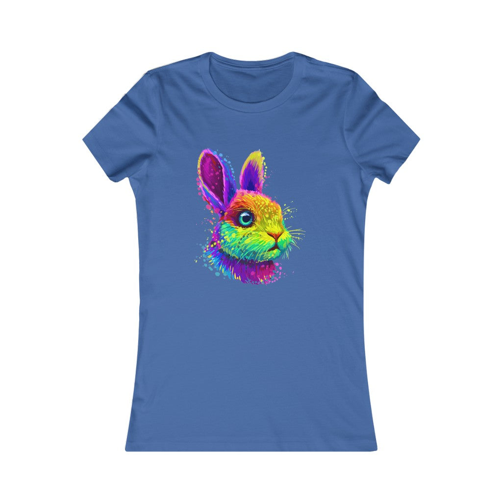Women's Favorite Tee "Abstract colorful little rabbit"