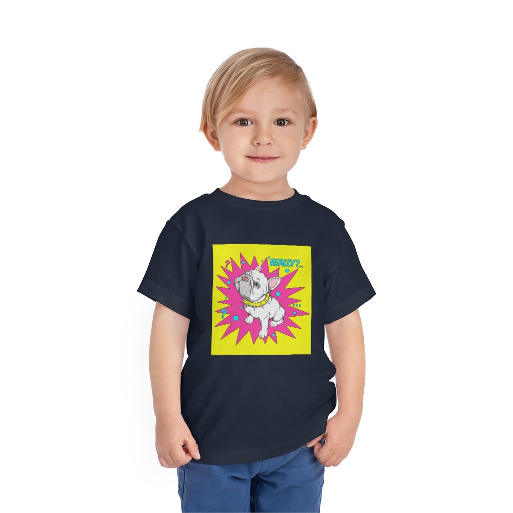 Kids Short Sleeve Tee "French bulldog really?"