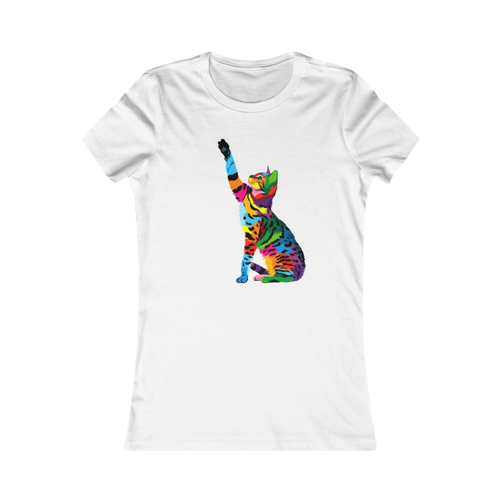 Women's Favorite Tee "Abstract bengal cat"