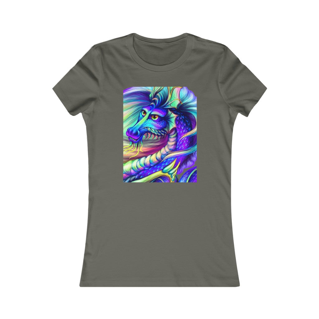 Women's Favorite Tee "Multi-colored dragon"