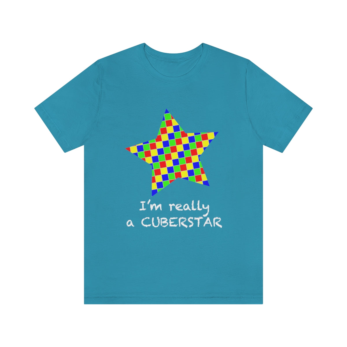 Unisex Jersey Short Sleeve Tee "I'm really a cuberstar"