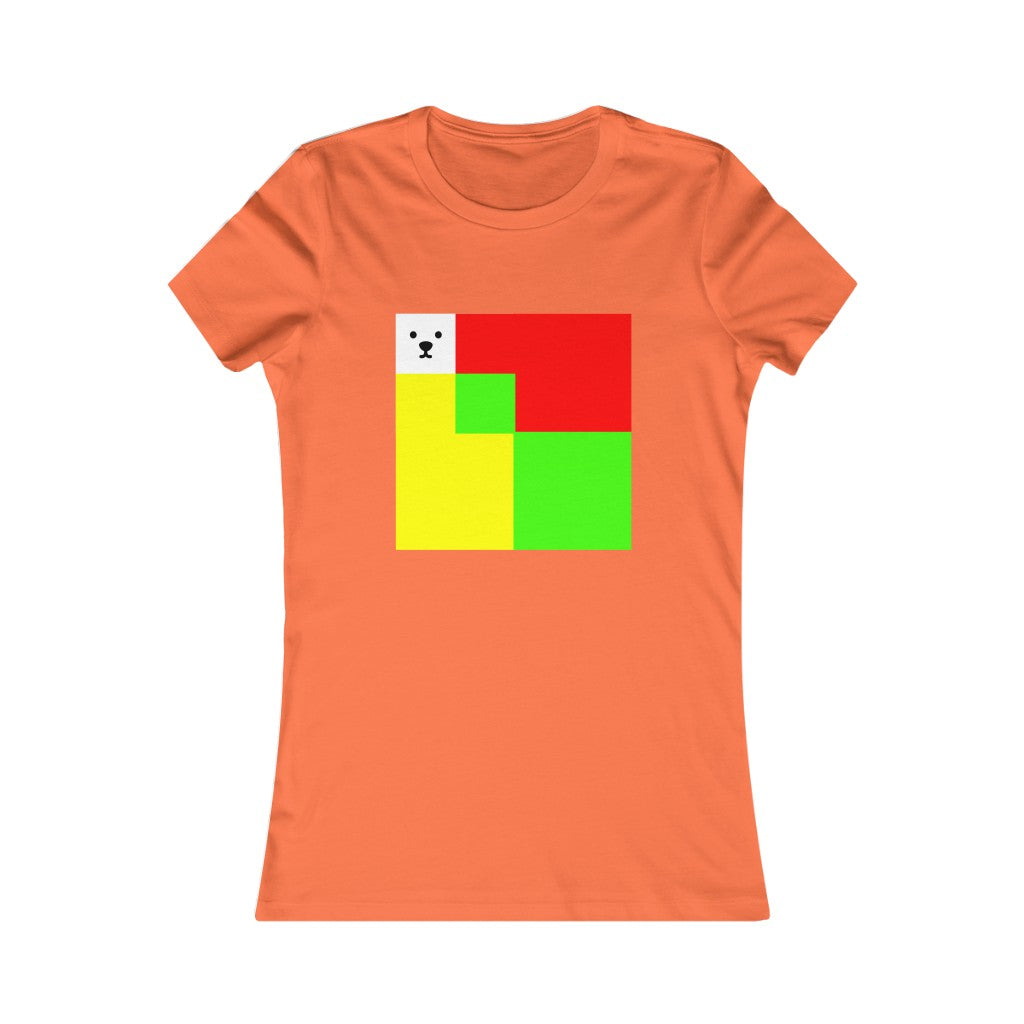 Women's Favorite Tee "CuBeArea abstract"