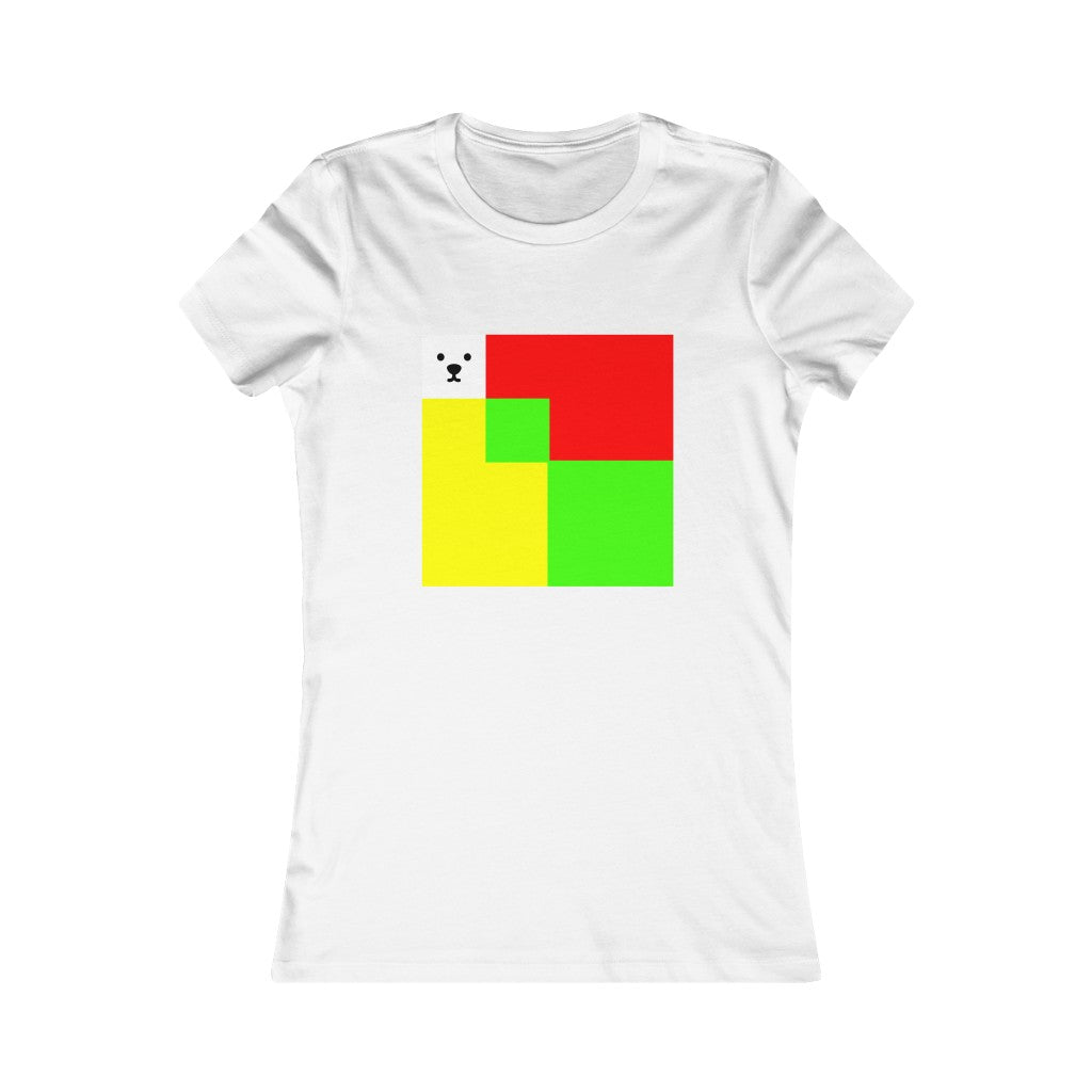Women's Favorite Tee "CuBeArea abstract"