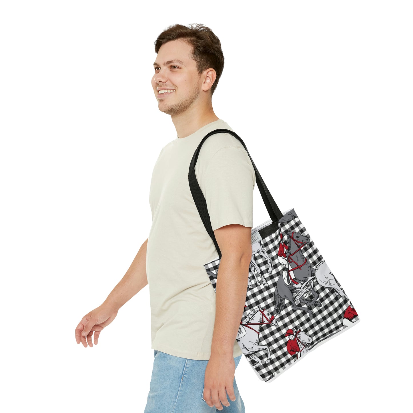 AOP Tote Bag "The running beautiful horse"