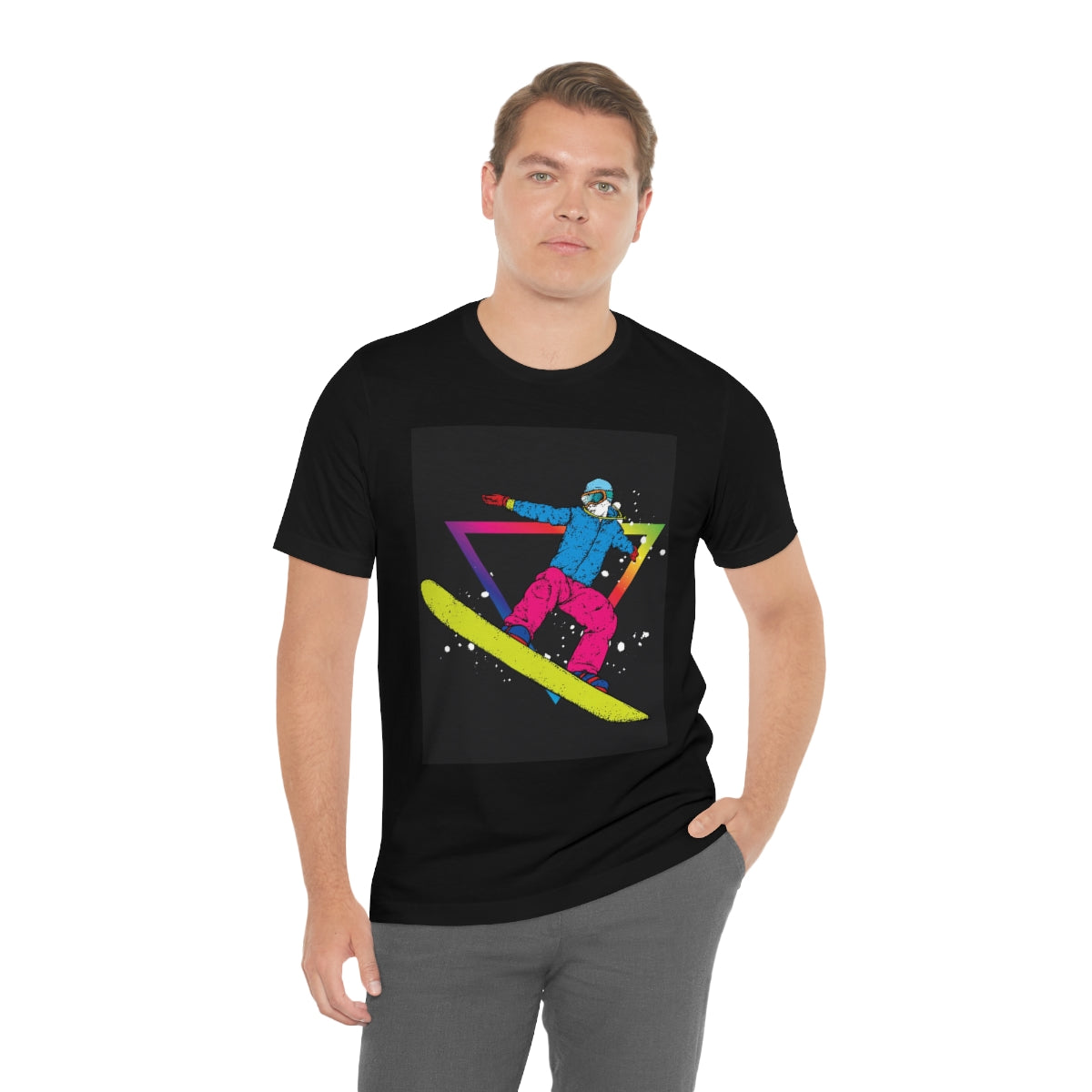 Unisex Jersey Short Sleeve Tee "Snowboarder"
