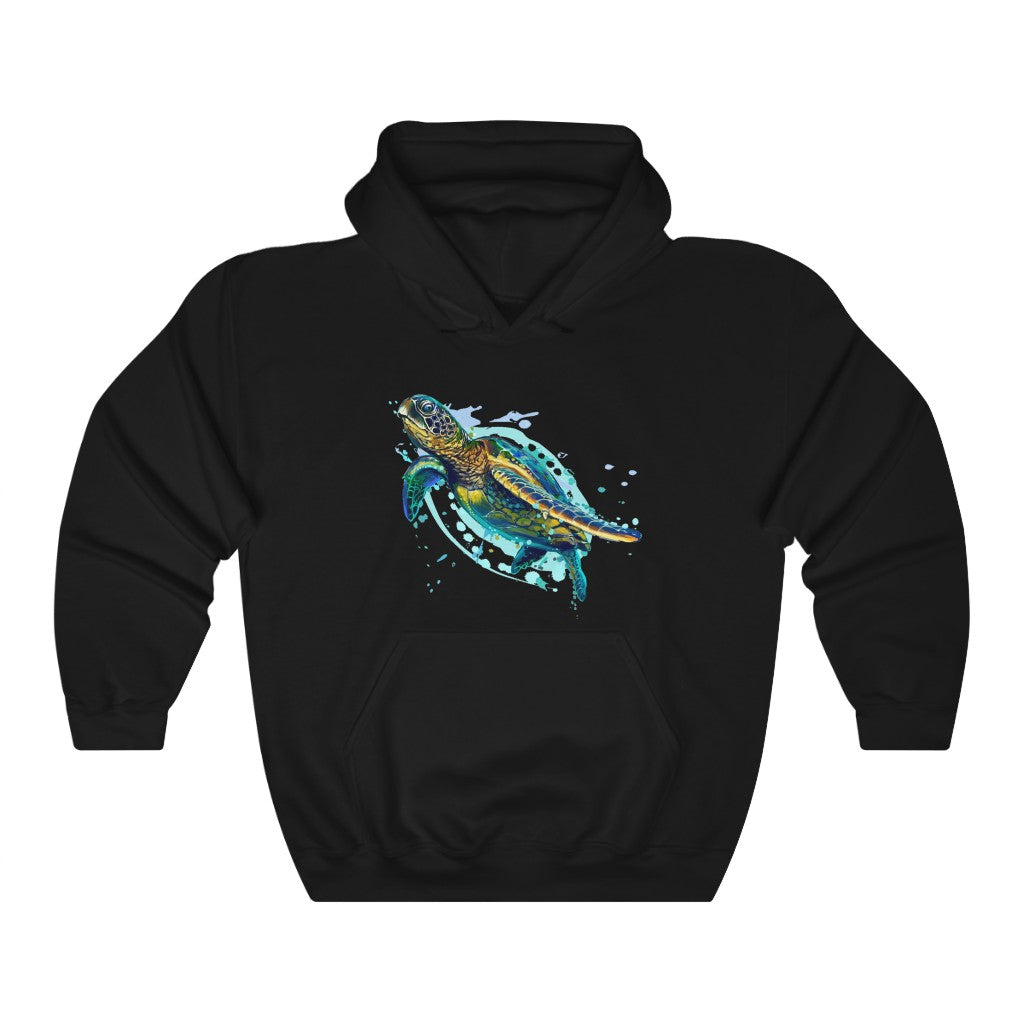 Unisex Heavy Blend™ Hooded Sweatshirt "Sea colorful turtle"