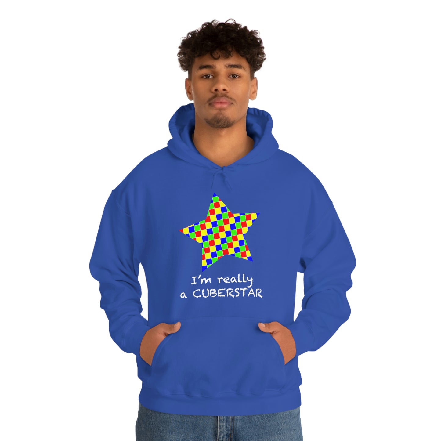 Unisex Heavy Blend™ Hooded Sweatshirt "I'm really a cuberstar"