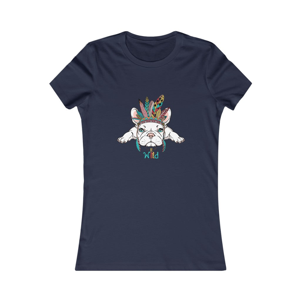 Women's Favorite Tee "French bulldog in Indian headdress"