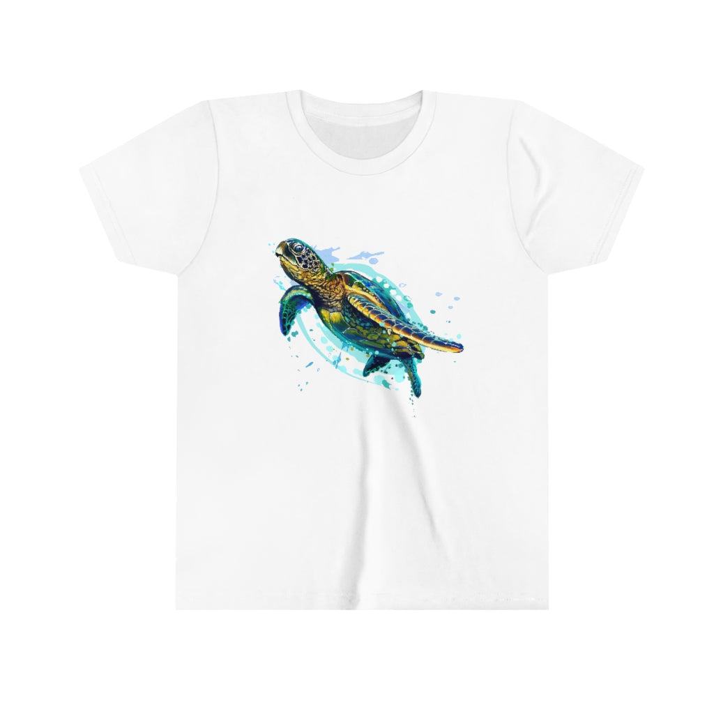 Youth Short Sleeve Tee "Sea colorful turtle"