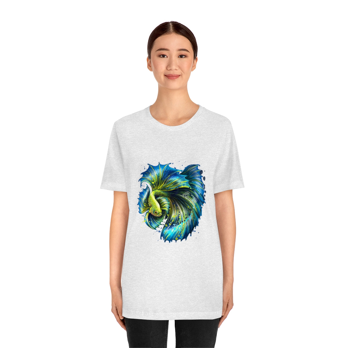 Unisex Jersey Short Sleeve Tee "Colorful tropical fish"