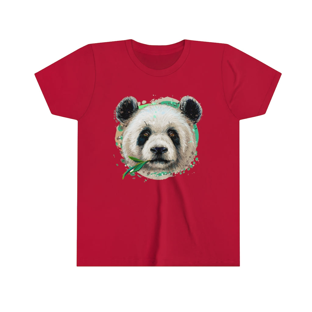 Youth Short Sleeve Tee "Colorful panda"