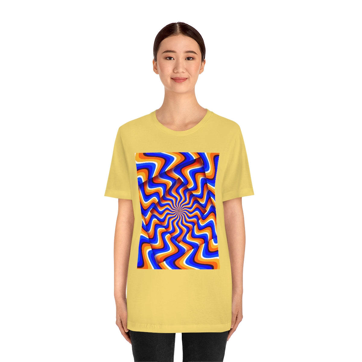 Unisex Jersey Short Sleeve Tee "Optical illusion Abstract turned frames"