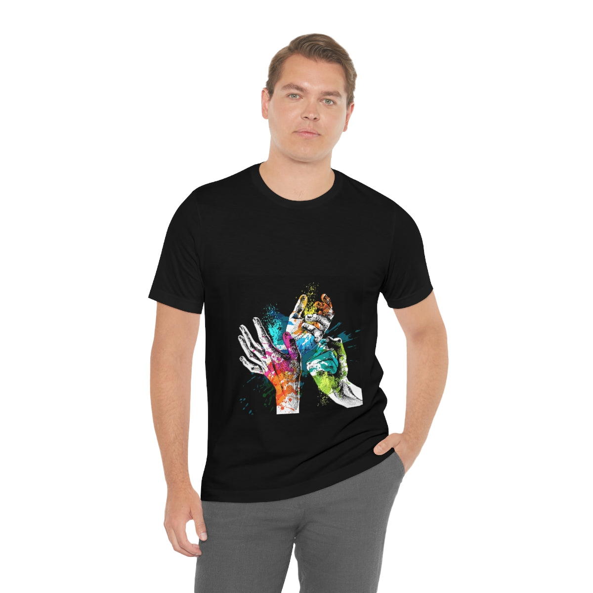 Unisex Jersey Short Sleeve Tee "Hands"