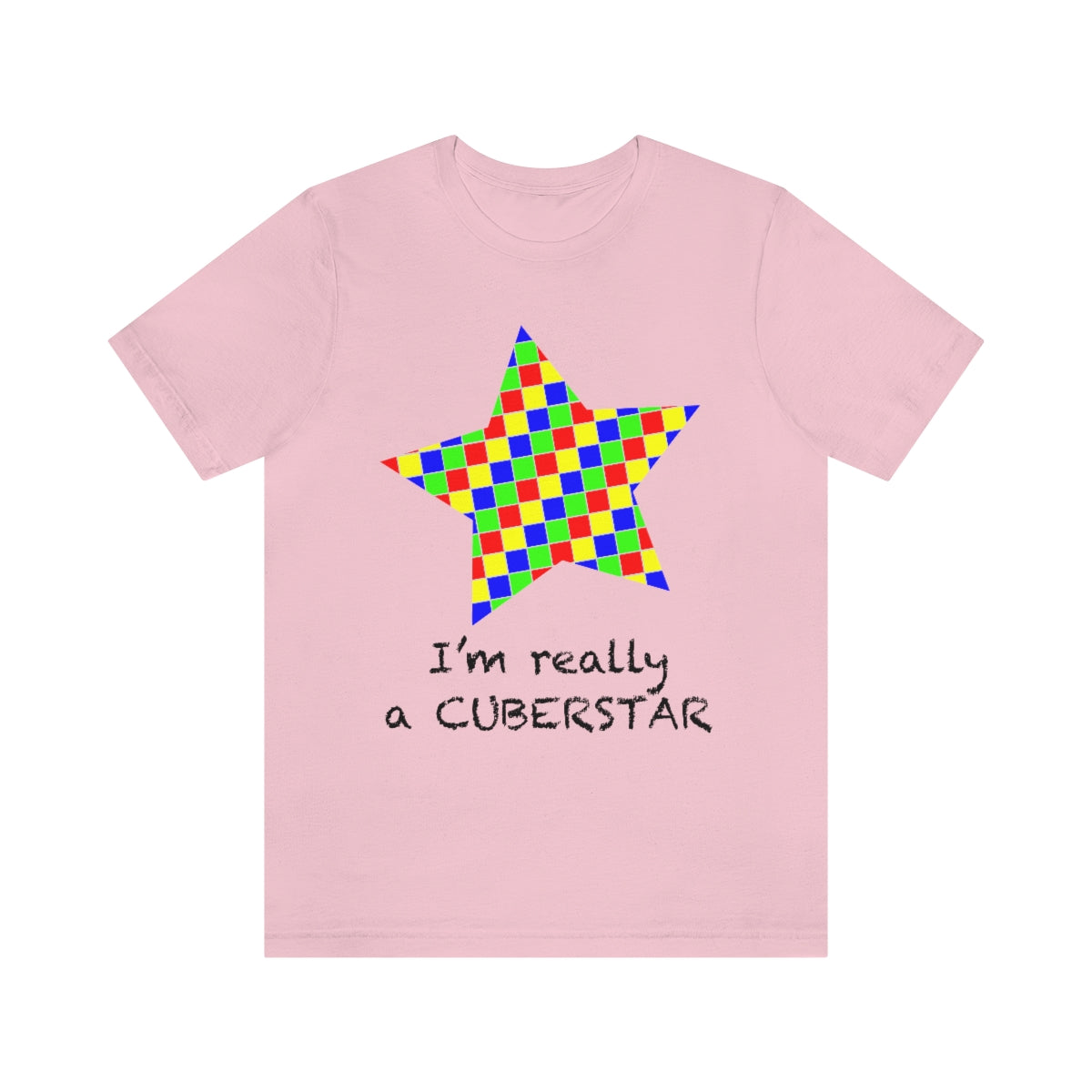 Unisex Jersey Short Sleeve Tee "I'm really a cuberstar"