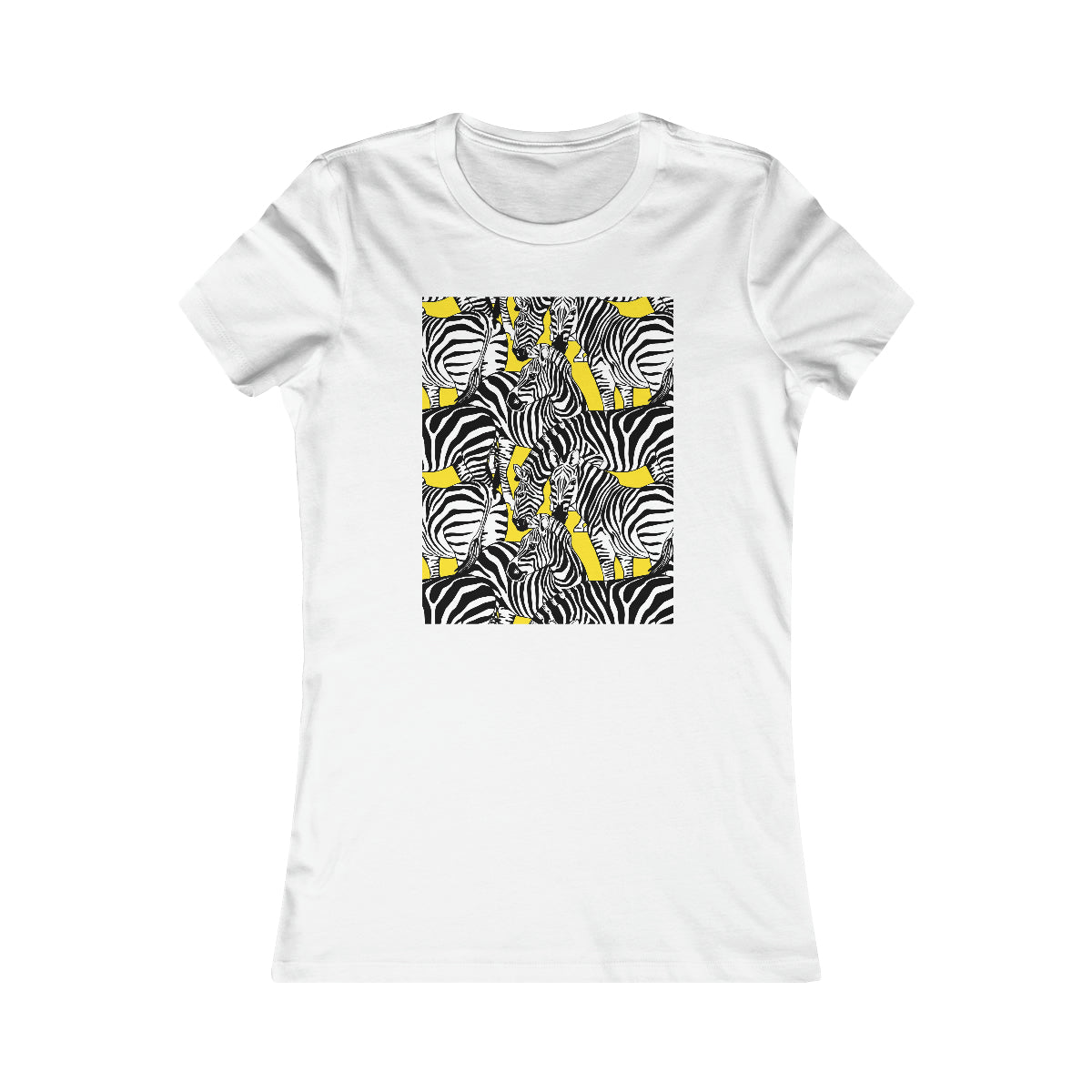 Women's Favorite Tee "Colorful zebras"