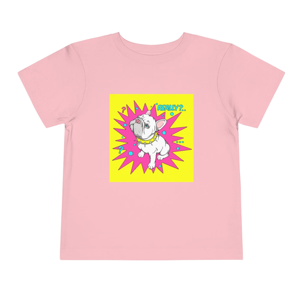 Kids Short Sleeve Tee "French bulldog really?"