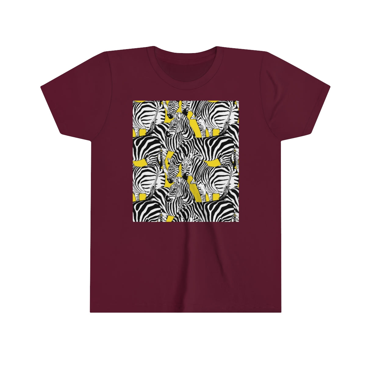 Youth Short Sleeve Tee "Colorful zebras"