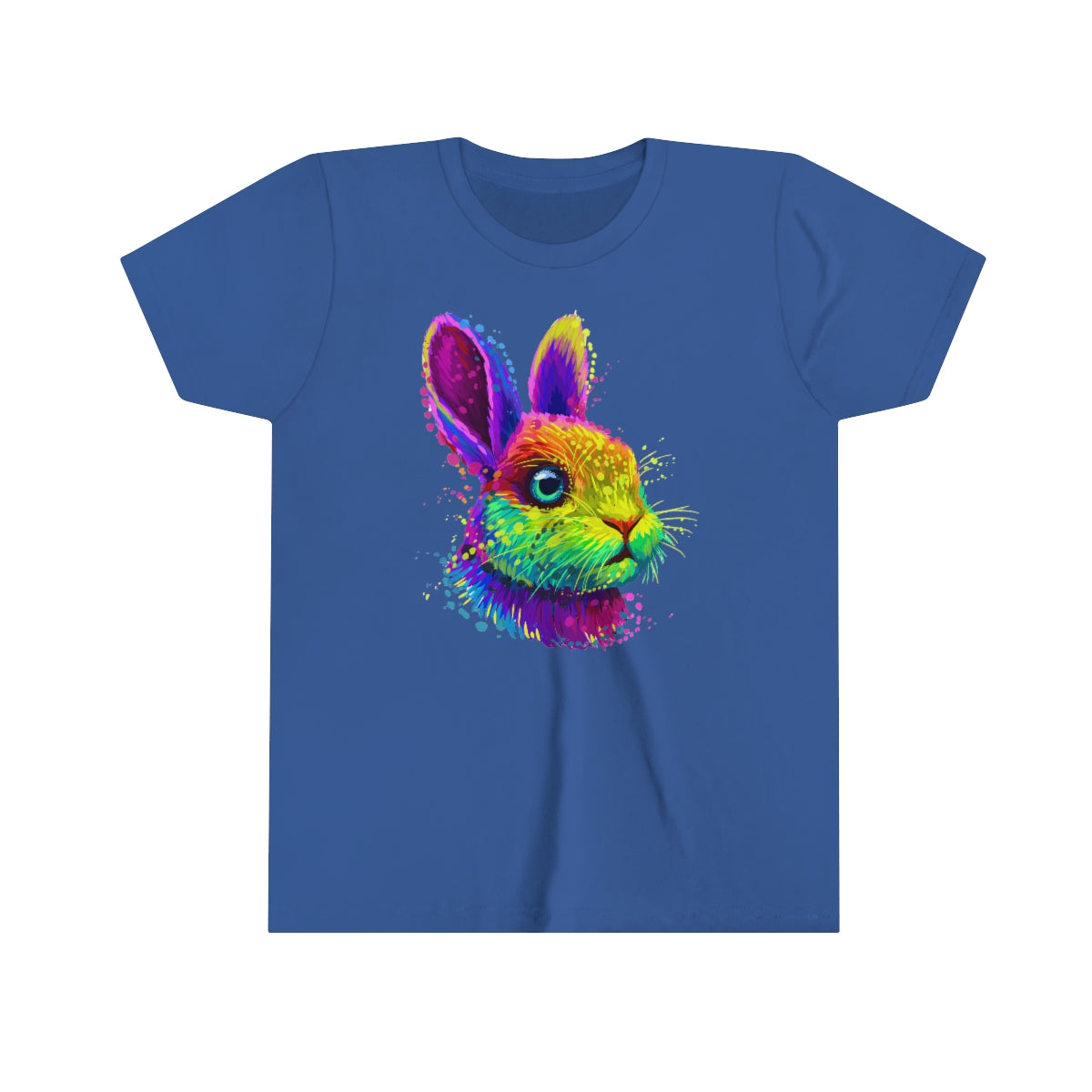 Youth Short Sleeve Tee "Abstract colorful little rabbit"