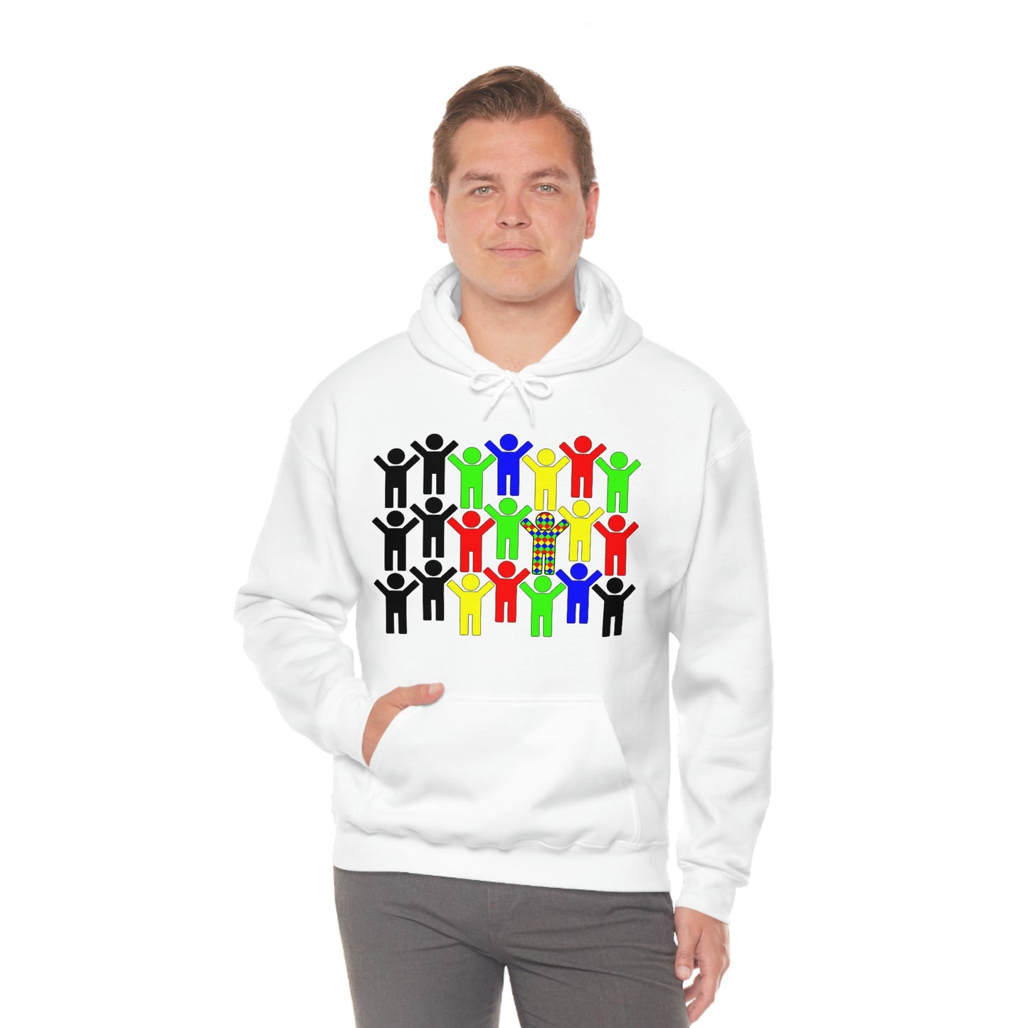 Unisex Heavy Blend™ Hooded Sweatshirt "Change the world by changing yourself"