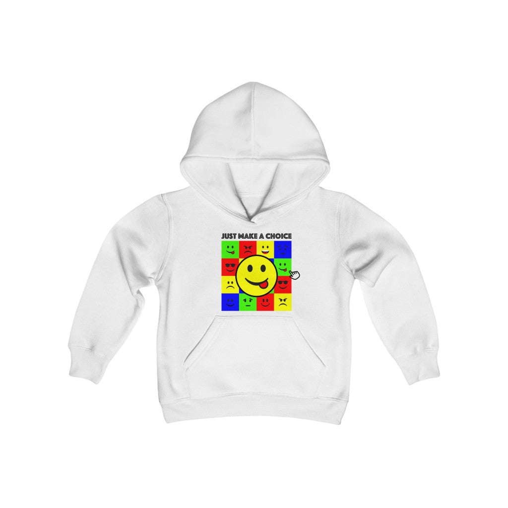 Youth Heavy Blend Hooded Sweatshirt "Make a choice"
