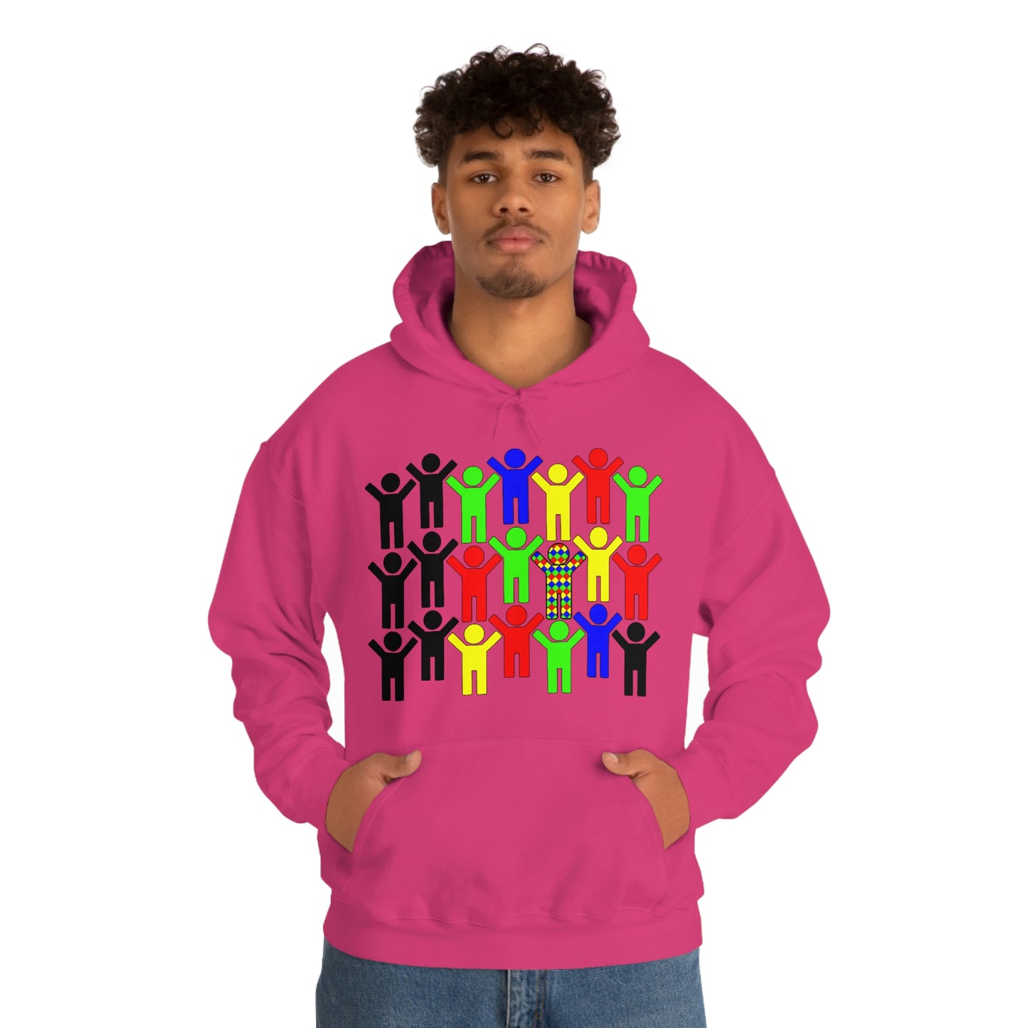 Unisex Heavy Blend™ Hooded Sweatshirt "Change the world by changing yourself"