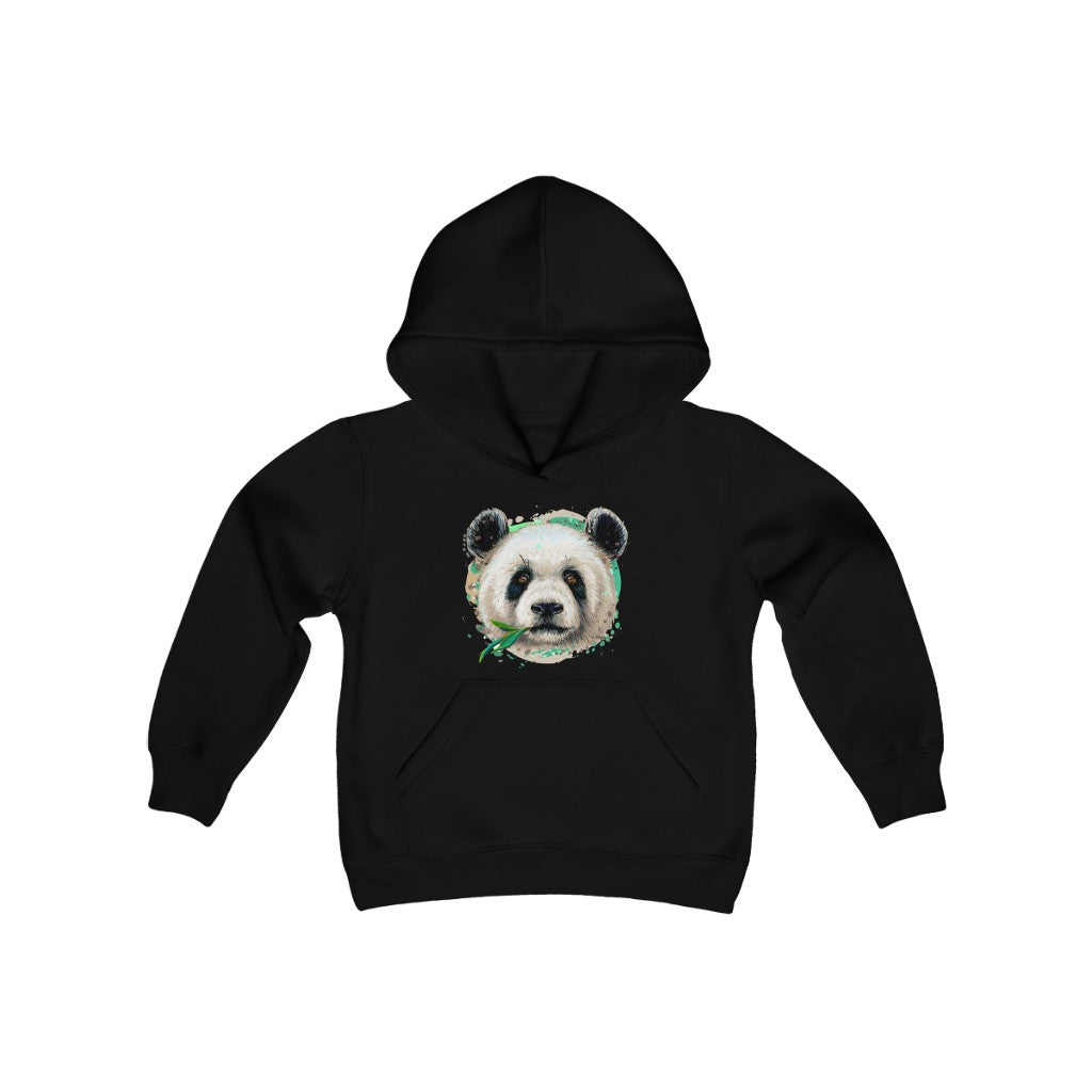 Youth Heavy Blend Hooded Sweatshirt "Colorful panda"